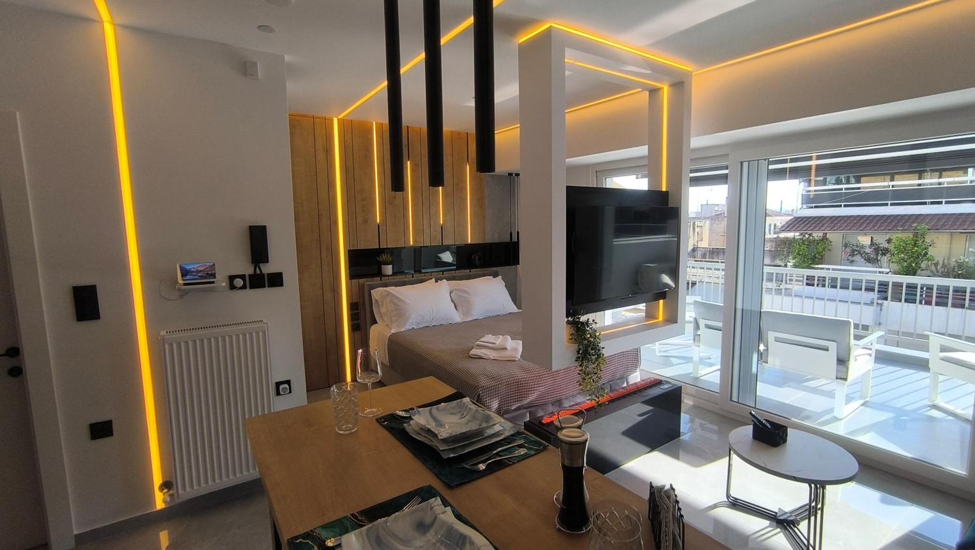 Larisa Absolute Suites, Sky View Smart Home エクステリア 写真